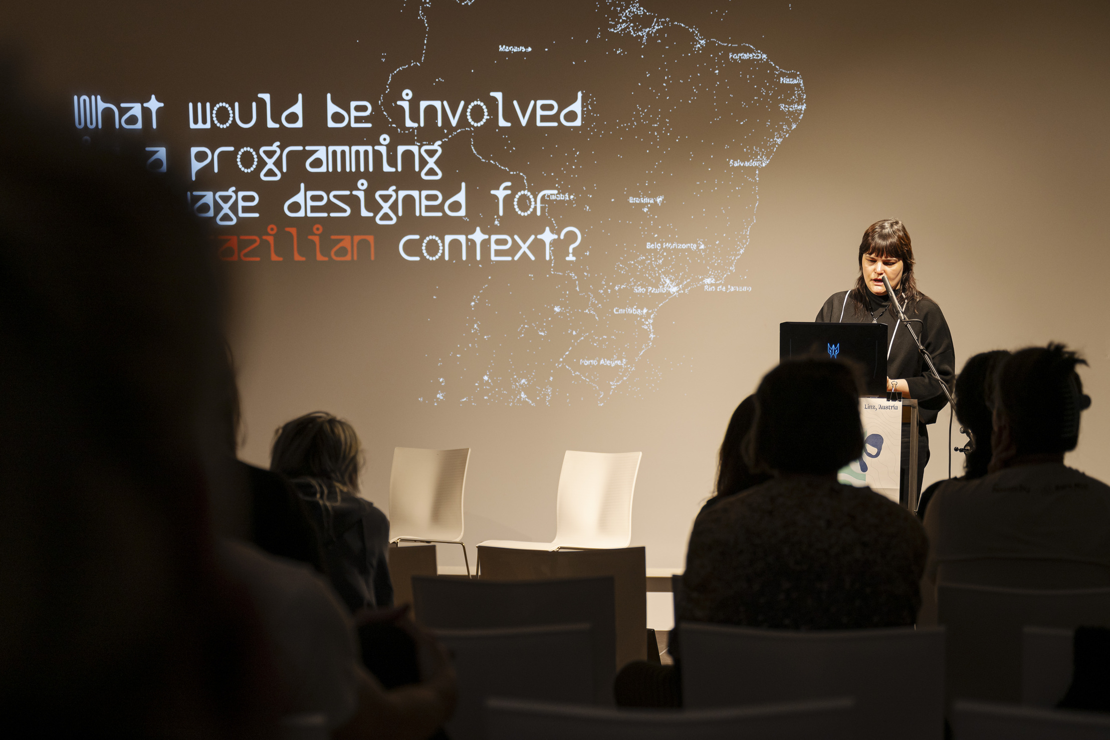 AMRO24 Exhibitions "Reclaiming Computation: Multilingual Programming Languages as anti-imperialist tools of resistance", by Mariana Marangoni