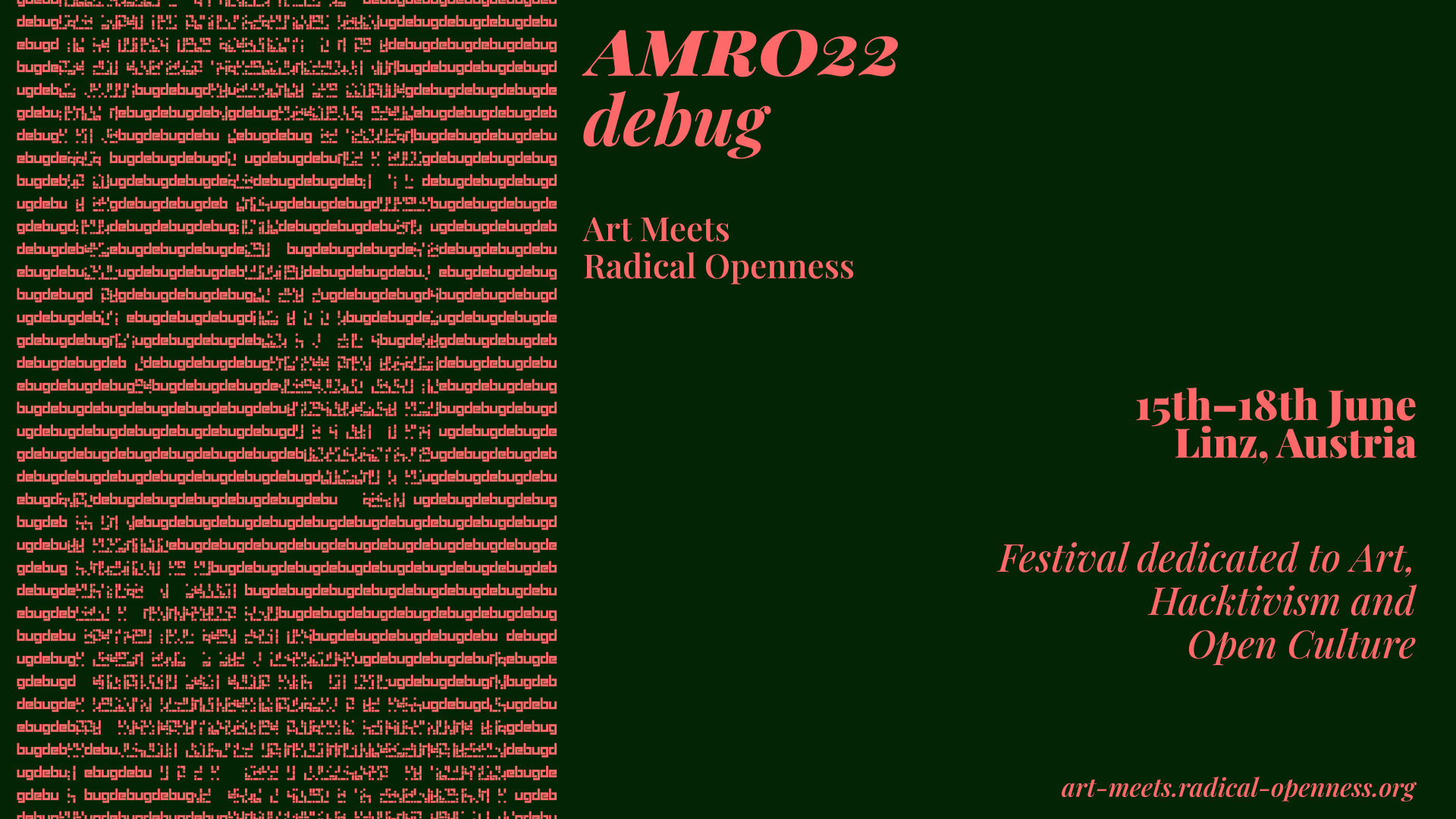 AMRO22 debug Banner